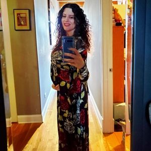 [Rachel Pally] Rose Caftan Maxi Maternity Dress